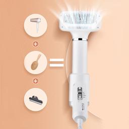 Portátil 2-em-1 cão secador de cabelo casa filhote de cachorro grooming pente escova de pele ventilador velocidade ajustável temperatura de baixo nível de ruído produtos para animais de estimação - Image 2