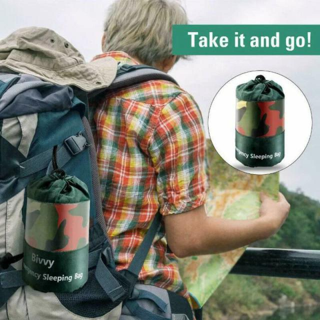 Saco de Dormir Aluminizado Impermeável para Pets - Ideal para Emergências, Acampamentos e Caminhadas com Proteção de Primeiros Socorros