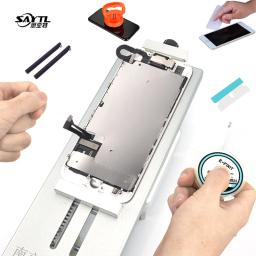 Ferramenta de separação de fio lcd, conjunto de ferramentas de liga de fio para corte de cartão de plástico, lâmina de remoção de cola para tela de celular, ferramenta de abertura - Image 1