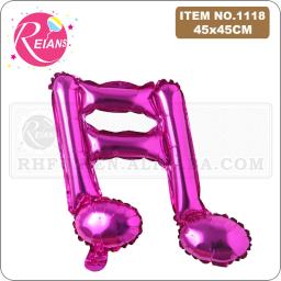 Notas musicais folha mylar balões festa de aniversário do casamento suprimentos infláveis globos decorações de casamento suprimentos balão de hélio - Image 6