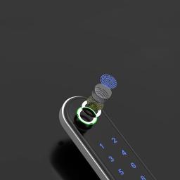 Cadeado inteligente de armazenamento com impressão digital, fechadura usb digital com gavetas, para casa, escritório, caixa de gavetas - Image 4