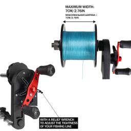 Enrolador de linha de pesca portátil, carretel de linha, sistema de enrolamento, ferramentas de pesca, mar, carpa, acessórios de pesca - Image 3
