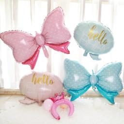 Balão de hélio para aniversário DIY, arco azul e rosa, festa de bebê, balão de folha, decoração de feliz aniversário, sorte e batismo, brinquedos de casamento para crianças 1pc - Image 6