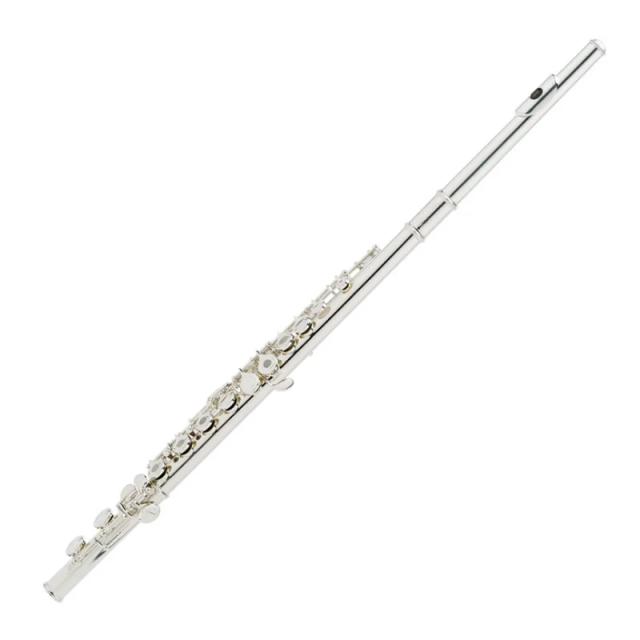 Conjunto de Flautas Jm MCL-300 com 16 Chaves, Acessórios em Prata e Suporte para Instrumento Musical com Ferramenta de Limpeza