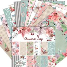 Kljuyp 12 folhas de cartão de papel para scrapbooking, para dias de natal, origami, arte de fundo, faça você mesmo, artesanato de papel para scrapbook - Image 1