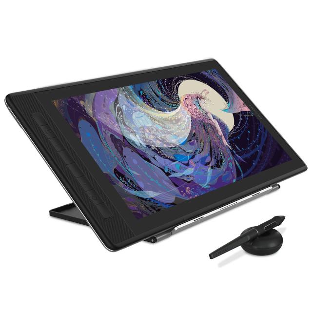 Mesa Digitalizadora HUION Kamvas Pro 16 2.5K com Tela Gráfica QHD 15.8", 145% sRGB e Caneta Completa Bateria Livre