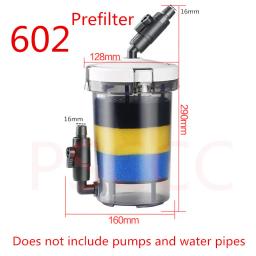 Recipiente externo ultra-silencioso para aquário, caixa com filtro, 6w, sistema de super filtragem para tanque de peixes - Image 6