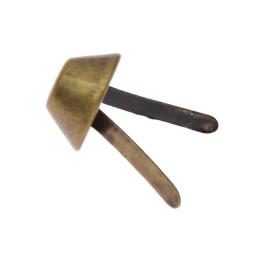 20 pçs saco de metal acessórios pés rebites parafusos perfurados para bolsa de couro diy artesanato - Image 2