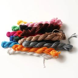 Cordas Trançadas de Nylon para Fazer Jóias, 15 Cores, Rosca, Nó Chinês, Macramé, Rattai, Pulseira e Colar, DIY, 22m - Image 4