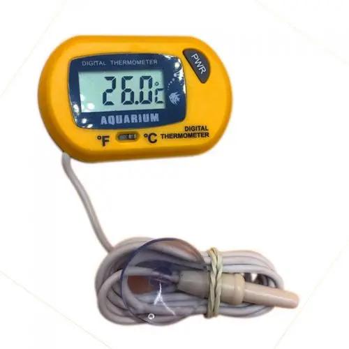 Termômetro Digital LCD para Aquário: Medidor de Temperatura da Água com Alarme para Peixes e Suprimentos Aquáticos