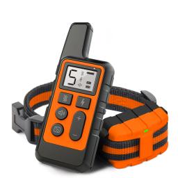 Coleira elétrica para treinamento de cães, à prova d'água, controle remoto para animais de estimação, recarregável, 500m, coleira para treinamento de cães com som de vibração de choque - Image 1