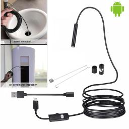 5.5mm 2m android endoscópio câmera ip67 suporte à prova dip67 água otg & uvc smartphone hd cobra mini usb endoscópio - Image 1