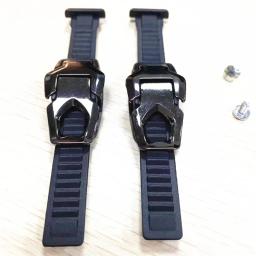 2 conjuntos de patins de velocidade em linha com cabeça de ferro, fivela de cinto de tornozelo, fita de patins de velocidade, faixa fixa com parafusos - Image 1