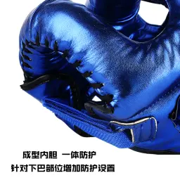 Capacete protetor semi-aberto para boxe, combate profissional, proteção para o nariz e rosto, equipamento de cabeça, feixe de combate - Image 6