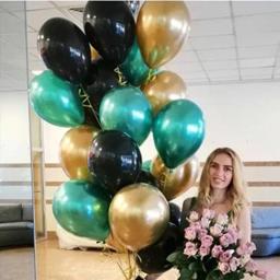 Balões metálicos dourados e brilhantes, balões de látex com confete para decoração de festa de aniversário, globos para adultos e crianças, suprimentos de festa de páscoa com 12 peças - Image 4