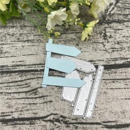 Molde de corte de metal para indicador de chegada, estêncil de flores, folhas, álbum de recortes diy, pasta decorativa, pasta de papel, cartões - Image 4