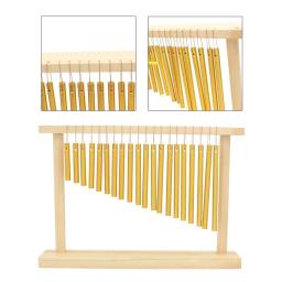 TableTop vento carrilhão com madeira Stand Stick, instrumento de percussão Musical, 20 bares, 20 bares, single-row, criança e adulto - Image 4