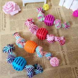 Kapmore-corda inteligente para cachorros, 1 peça, brinquedo interativo, resistente à mordida, para animais de estimação, nó, brinquedo para morder, filhote, dentição, suprimentos para cães - Image 1