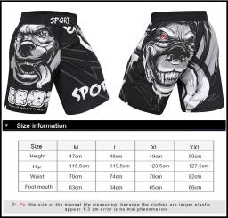 Mma roupas dos homens kickboxing treino 3d impressões mma t camisa + calças shorts muay thai bjj boxe esporte terno rashguard conjuntos de fitness - Image 6