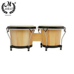 M mbat de madeira bongo tambor alta qualidade instrumento percussão 6 Polegada pandeiro africano com chave música acessórios ritmo presente - Image 4