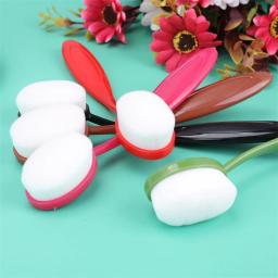 Kit de pincéis de mistura coloridos com tampas, cerdas macias para artesanato, cartão diy, estêncil de plástico, ferramenta de aplicação de tinta de mistura - Image 5