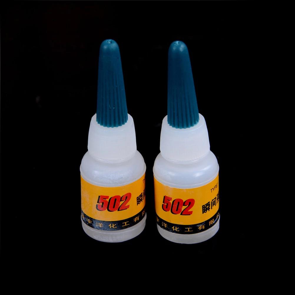Cola líquida de secagem rápida para artesanato, adesivo de cianoacrilato com super cola 502 - Image 1