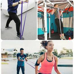 Bandas De Resistência Elástica Para Esportes De Treino, Pull Up Assist Band, Treinamento De Força, Powerlifting, Yoga, Loop Expander - Image 5