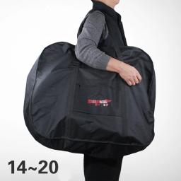 Folding Bike Carry Bag, Bolsa de transporte de bicicleta, Pacote de ombro de armazenamento, Cycle Carry Handbag, Acessórios, Pack, Acessórios, 14-20 - Image 2