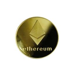 Arte grande lembrança não moeda presente imitação de ouro comemorativa coleção ethereum colecionáveis chapeado moedas prata metal - Image 2
