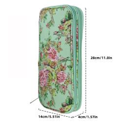 Agulhas De Tricô De Bambu Retas Com Saco De Armazenamento, Gancho De Crochê, DIY Kit De Acessórios De Costura, 0.6mm-1.9mm, 36Pcs, 12Pcs - Image 3