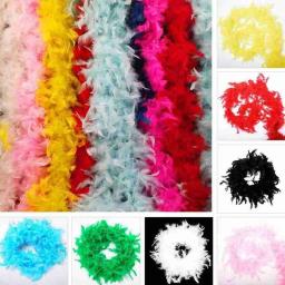 Tira de Pena Boa para Decoração, Artesanato Fofo, Traje De Vestido Extravagante, Traje De Noite De Garça, Festa De Casamento, Artesanato De Penas, 2m - Image 1