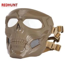 Airsoft paintball crânio esqueleto máscara tático máscara facial completa com proteção para os olhos capacete máscara para o jogo de paintball - Image 5