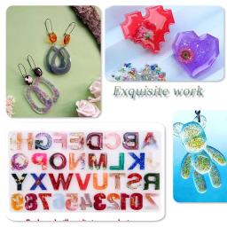 Moldes De Silicone Para Fazer Jóias, Molde De Resina Epóxi, Ferramentas De Fundição, Kit DIY, Artesanato De Decoração De Arte - Image 6