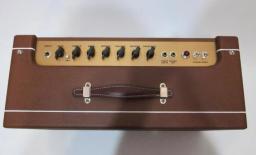 Amplificador de guitarra vintage, tubo de 30w, 1x12 com reverb tremolo, 15w, tubo marrom - Image 4