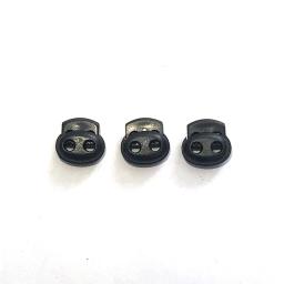 Fechadura de plástico com fecho duplo, 100 peças, fecho de fecho com fecho para amarrar roupa, cadarço para mola, tamanho 4mm 5mm - Image 6