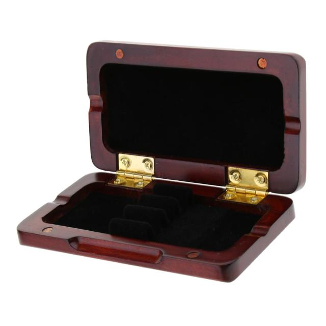 Suporte de Madeira para 3 Palhetas de 95x50x14mm em Bordo
