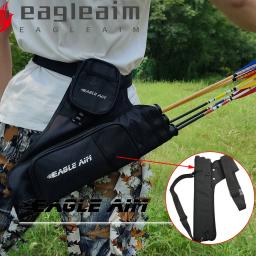 Acessórios de tiro com arco e flecha eagleaim 3 tubos aljava de tiro com arco 3 tubos aljava setas portátil suporte traseiro para caça tiro com arco - Image 1