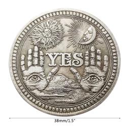 Moeda comemorativa sim e bronze 1 peça, moeda colecionável desafio presente artesanato arte coleção moedas - Image 6
