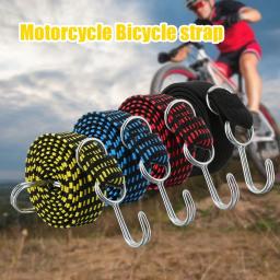 Nova faixa fixa elásticos bicicletas de borracha cordas amarrar bagagem corda cabo ganchos cinta de bicicleta bagagem rack de teto - Image 1