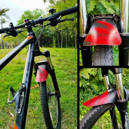 NICEDACK Venda quente de bicicleta para-lama uma variedade de padrões colocação opcional de para-lama dianteiro de bicicleta acessórios de bicicleta legais - Image 4