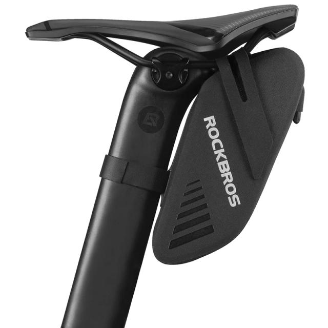Saco de Sela à Prova d'Água Rockbros para Bicicleta - Bolsa de Assento 0.6L para Ciclismo e Acessórios MTB