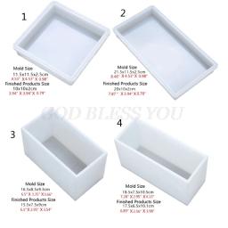 Moldes retangulares de silicone super grandes, formas para sabão, loaf, molde artesanal, 3d, retângulo, resina, arte, ferramentas, drop shipping - Image 5