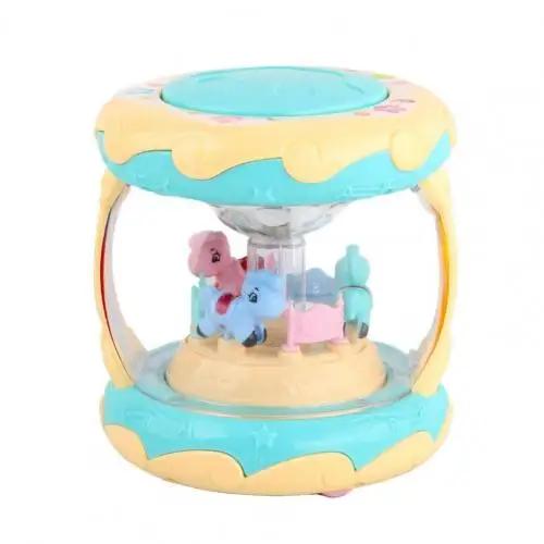 Mão Tambor com Projeção 3D: Brinquedo Educativo e Instrumento de Percussão Divertido para Crianças