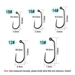Vampfly 50 unidades10 #   12 #   14 #   16 #   18 #   60 °    Ângulo Barbless Jig Ninfa Fly Tying Truta Iscas De Pesca Mosca Molhada Amarrando Gancho - Image 3