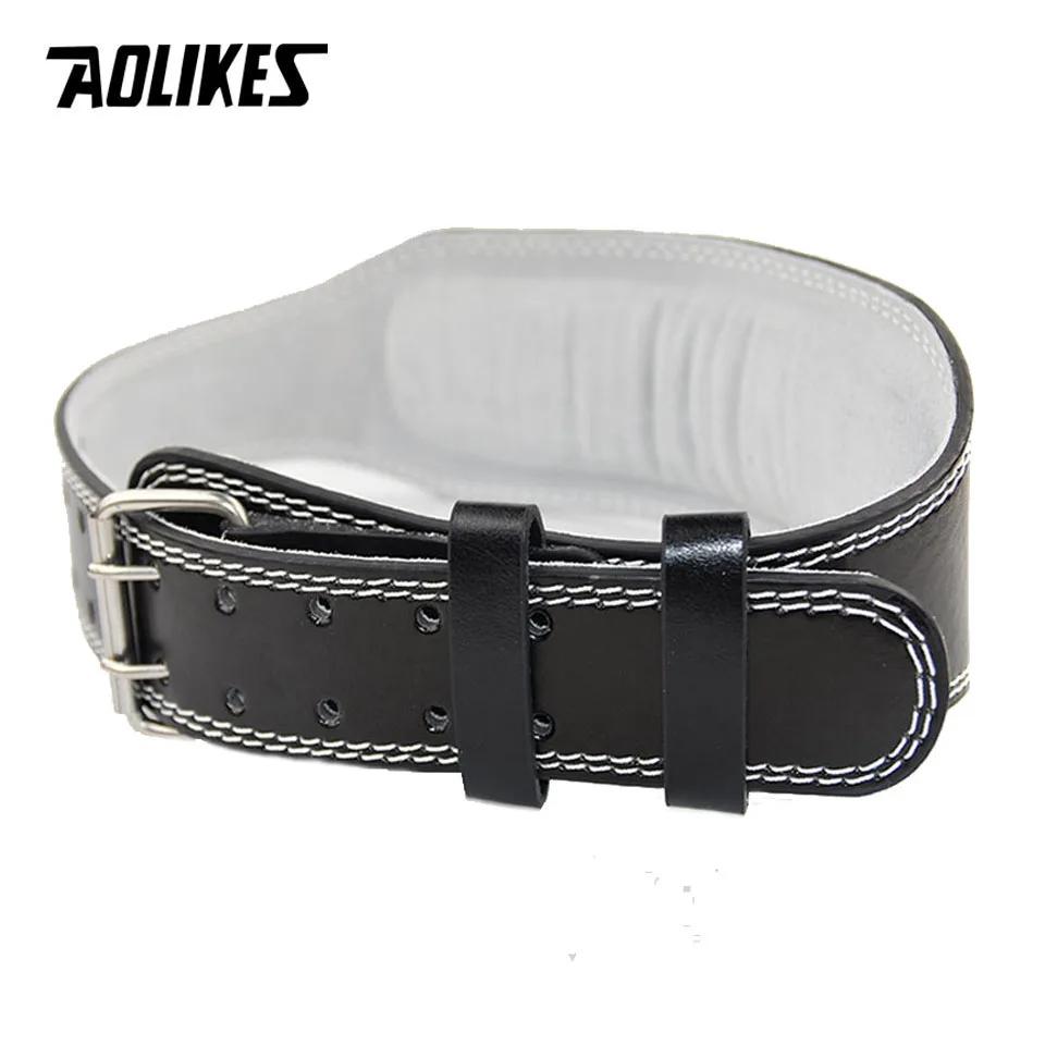 AOLIKES-Wide Halterofilismo Cinto, Musculação Fitness Cintos, Barbell Powerlifting Treinamento, protetor de cintura, Cinto de Ginásio para Costas, Novo - Image 2