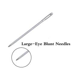 Agulhas para fechar agulhas de tricô, 9 peças, fio grande de aço, agulhas de costura, de mão crochê, conjunto de gancho, kit diy, ferramentas de artesanato, 3 tamanhos - Image 2