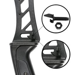 3 pçs resto da seta para arco recurvo e composto arco flecha equipamento de tiro arco acessório para rh tipo mão direita - Image 3