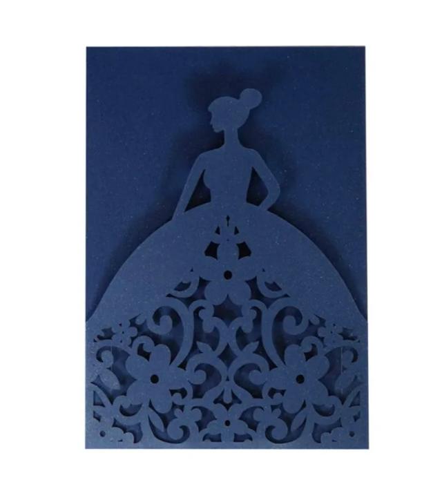 Convite de Festa de Aniversário Personalizado em Azul Marinho e Multi Cores - Ideal para Festas de Formatura