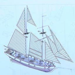 Kits De Construção De Veleiro De Madeira, Modelo Montado DIY, Brinquedo De Vela, Modelo De Navio, 1:100 - Image 3