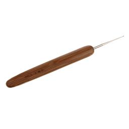 Agulhas de crochê para tecelagem de cabelo de bambu, ferramenta de ganchos de 0.5mm 0.75mm de cabelo, gancho de crochê - Image 5